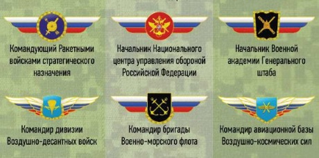 Новые знаки отличия - крылья для командиров